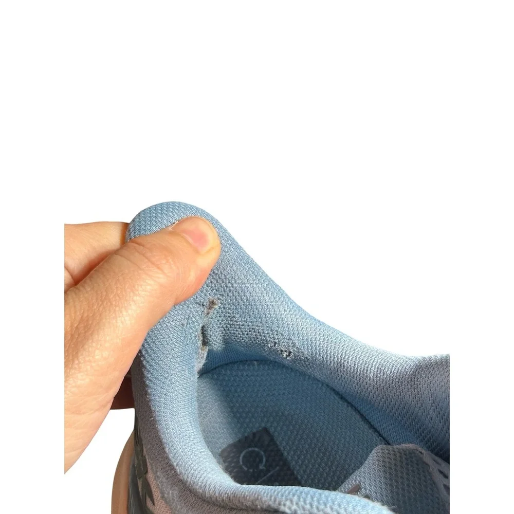 Hoka Arahi 5 Blue Tan Stability Running Shoes Womens 9.5B 1115012-BFLG